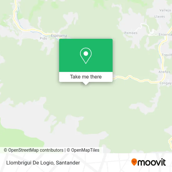 Llombrigui De Logio map