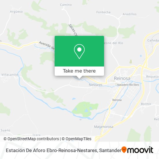 Estación De Aforo Ebro-Reinosa-Nestares map