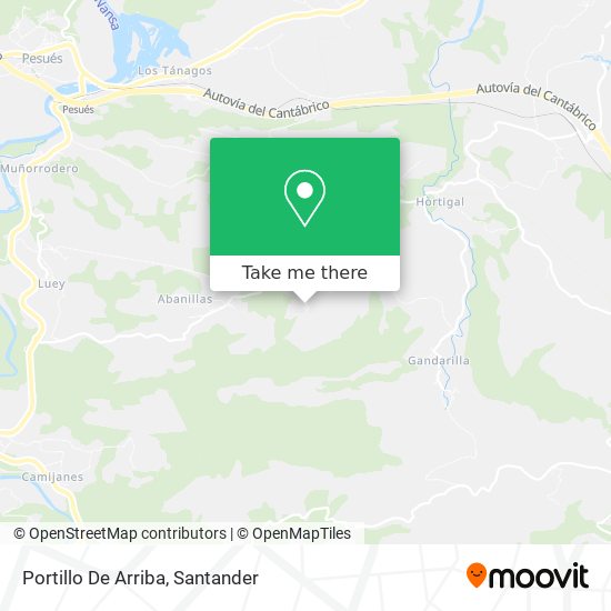 Portillo De Arriba map
