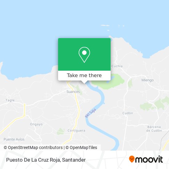 Puesto De La Cruz Roja map