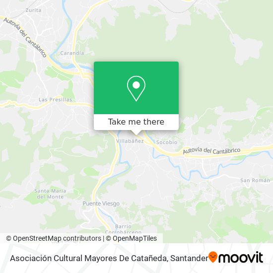 Asociación Cultural Mayores De Catañeda map