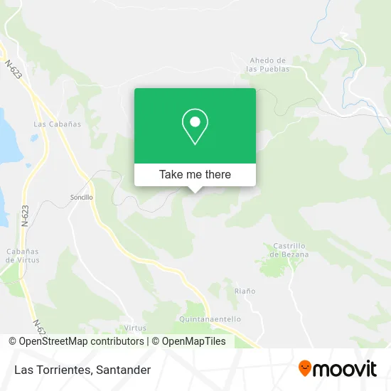 Las Torrientes map