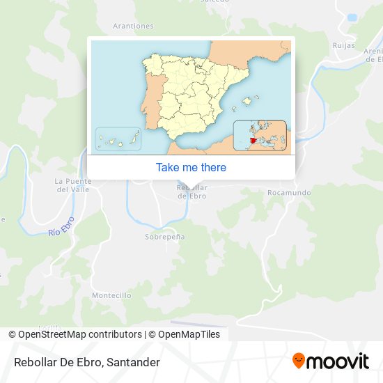 Rebollar De Ebro map