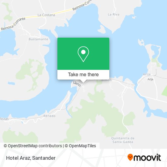 Hotel Araz map