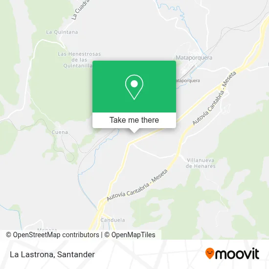 La Lastrona map