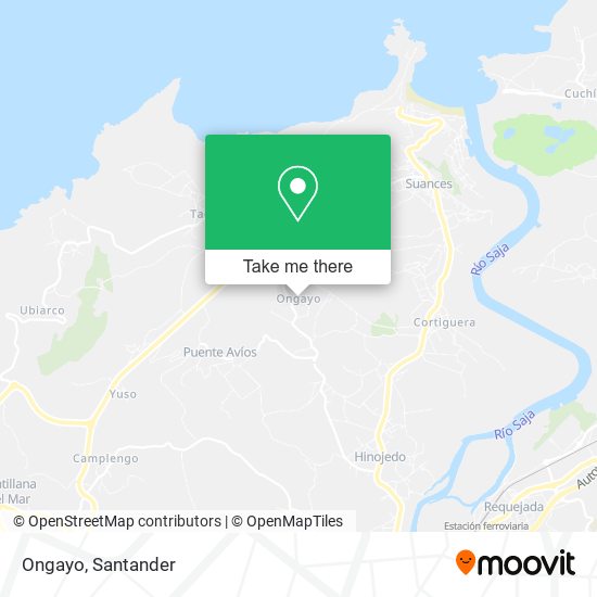 mapa Ongayo
