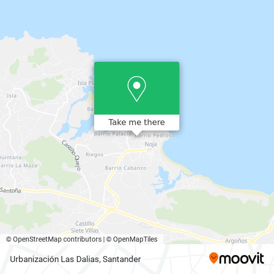 Urbanización Las Dalias map