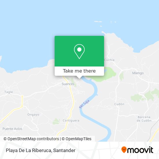 Playa De La Riberuca map
