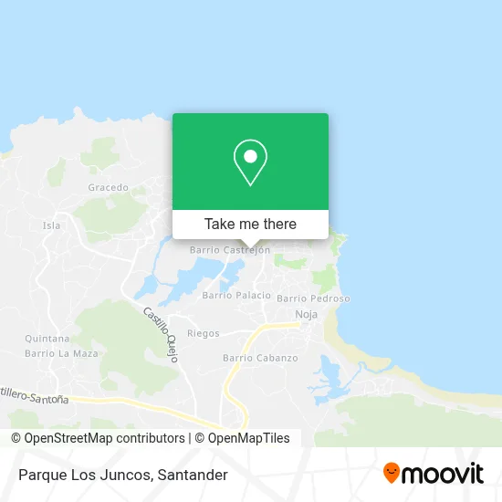 Parque Los Juncos map