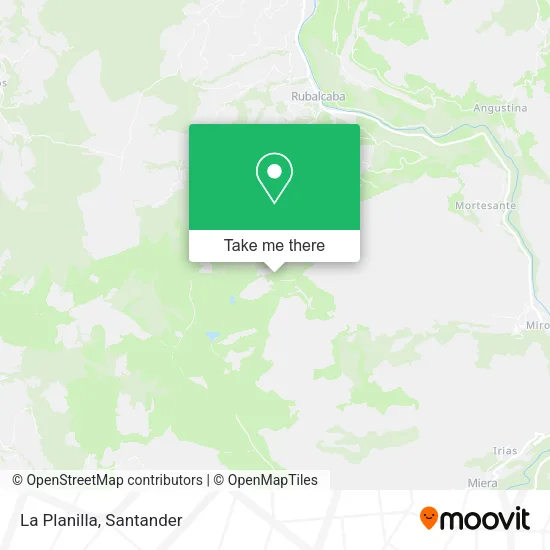 La Planilla map