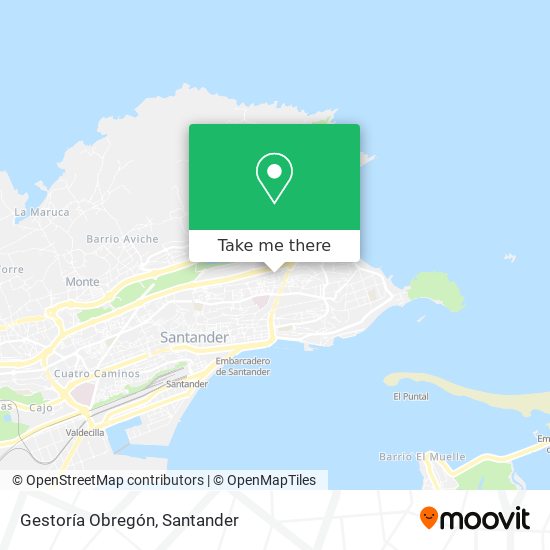 Gestoría Obregón map