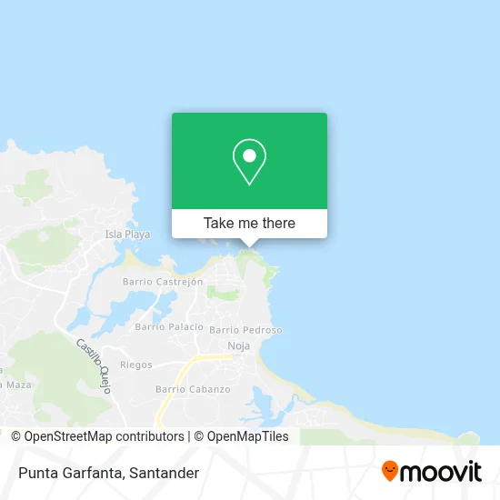 Punta Garfanta map