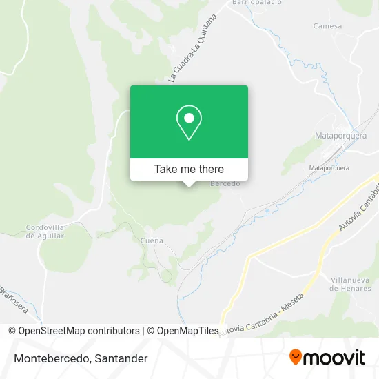 Montebercedo map
