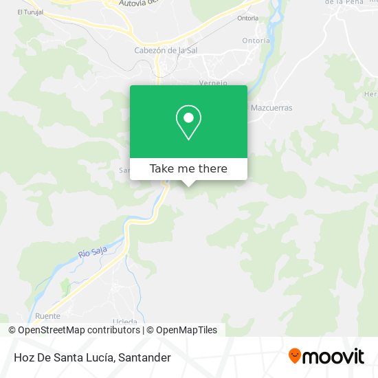 Hoz De Santa Lucía map