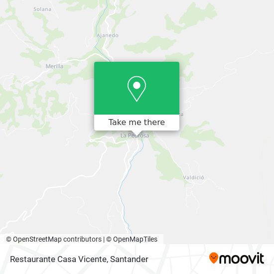 Restaurante Casa Vicente map