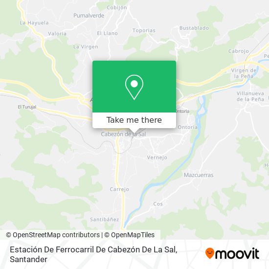 Estación De Ferrocarril De Cabezón De La Sal map