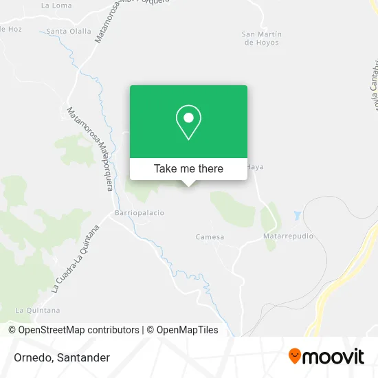 Ornedo map