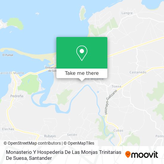 Monasterio Y Hospedería De Las Monjas Trinitarias De Suesa map