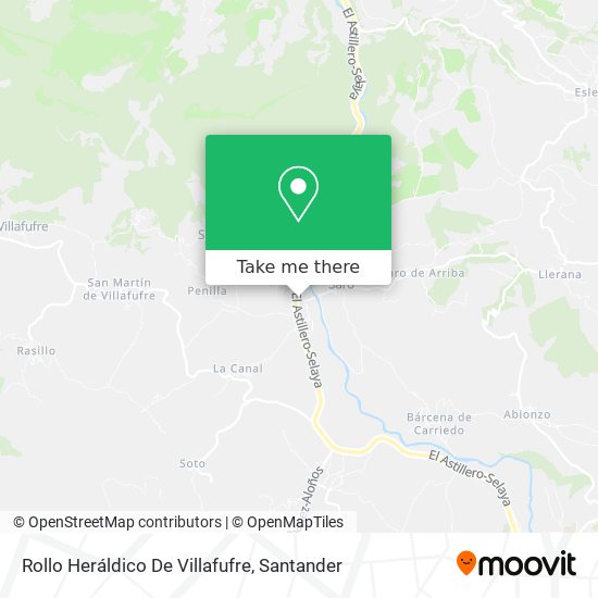 Rollo Heráldico De Villafufre map