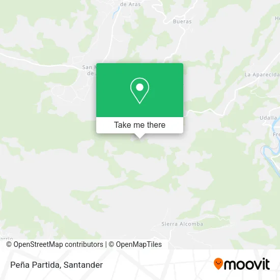 Peña Partida map
