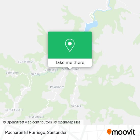 Pacharán El Purriego map
