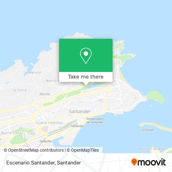 Escenario Santander map