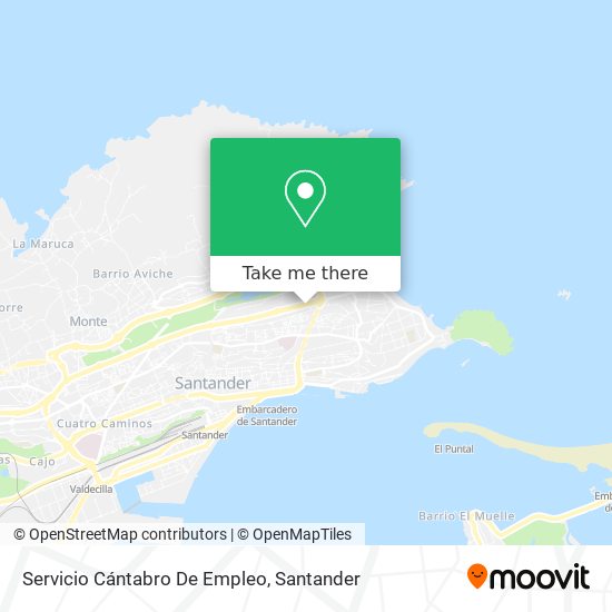 Servicio Cántabro De Empleo map