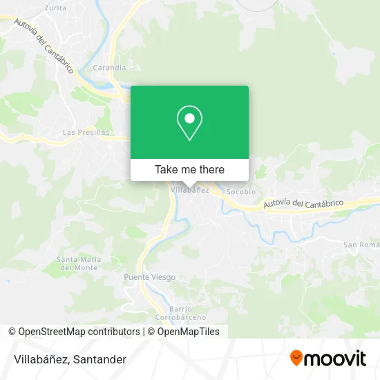 mapa Villabáñez