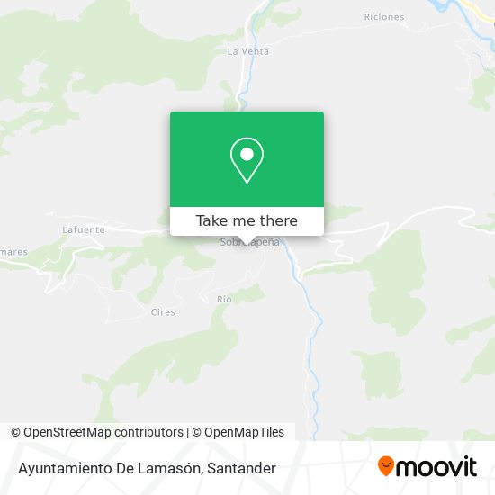 Ayuntamiento De Lamasón map