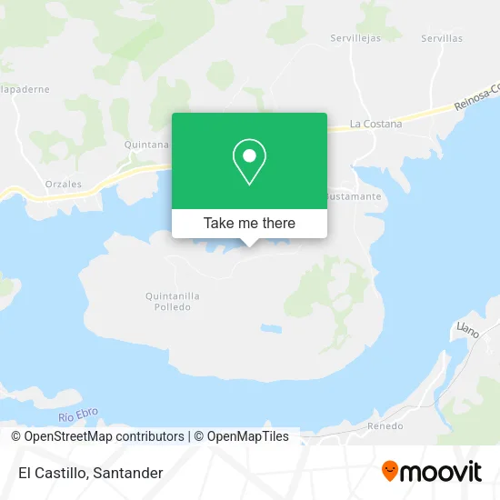 El Castillo map