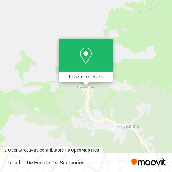 Parador De Fuente Dé map