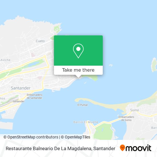 Restaurante Balneario De La Magdalena map