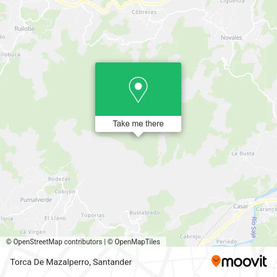 Torca De Mazalperro map