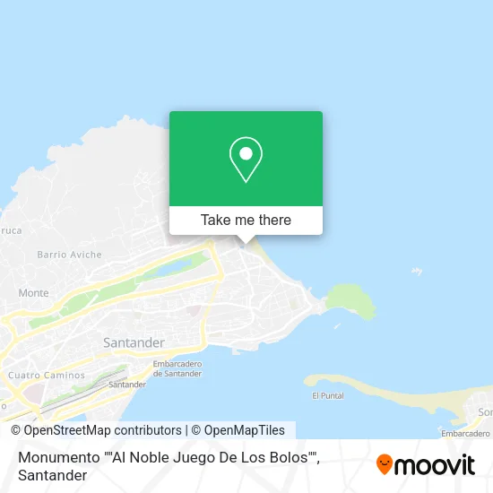 Monumento ""Al Noble Juego De Los Bolos"" map