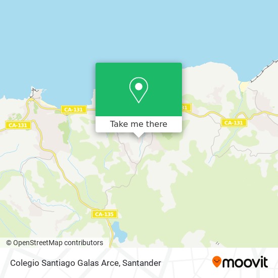 Colegio Santiago Galas Arce map