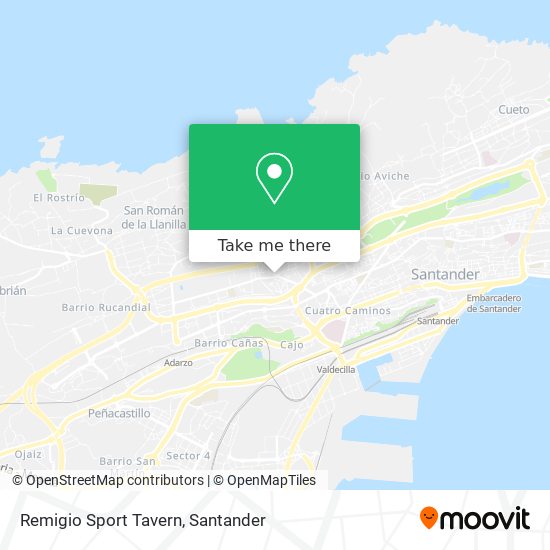 Remigio Sport Tavern map