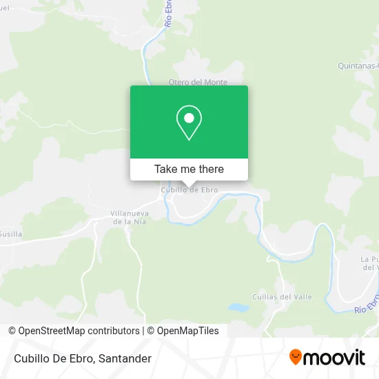 Cubillo De Ebro map