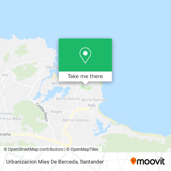 Urbanizacion Mies De Berceda map