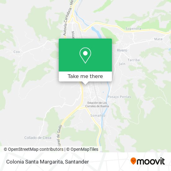 Colonia Santa Margarita map