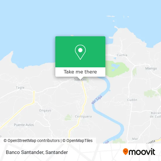 Banco Santander map