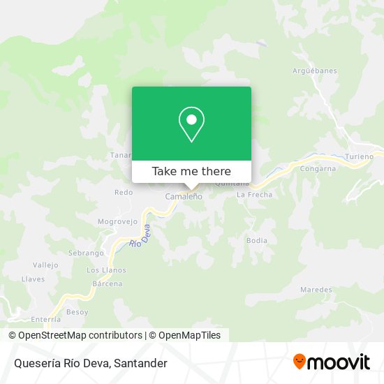 Quesería Río Deva map