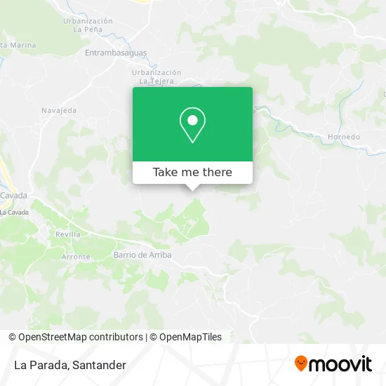 La Parada map