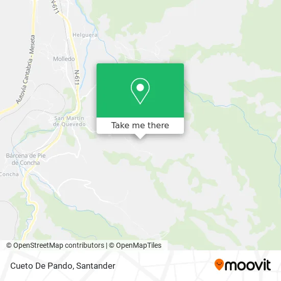 Cueto De Pando map