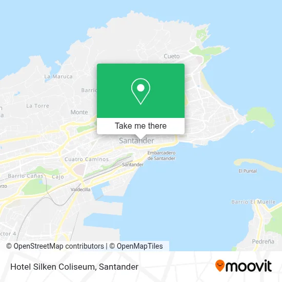 Hotel Silken Coliseum map