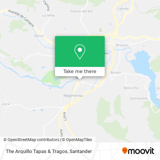 The Arquillo Tapas & Tragos map