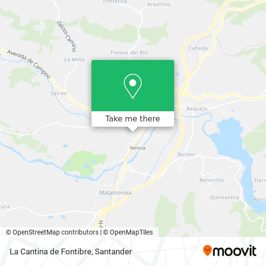 La Cantina de Fontibre map