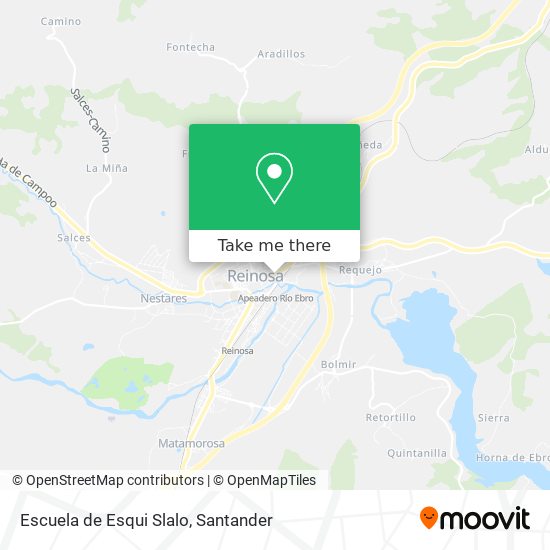 Escuela de Esqui Slalo map