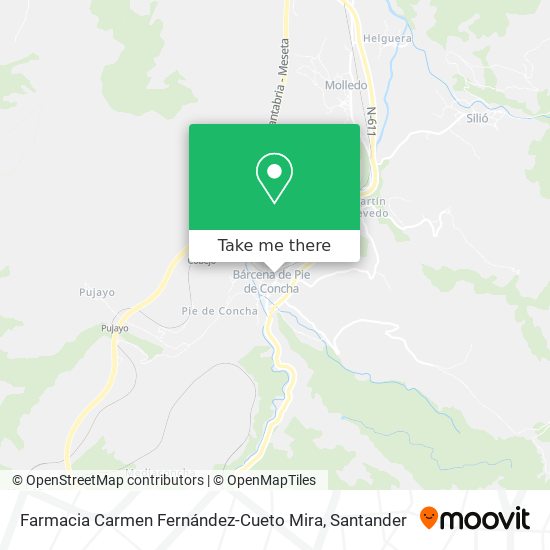 Farmacia Carmen Fernández-Cueto Mira map