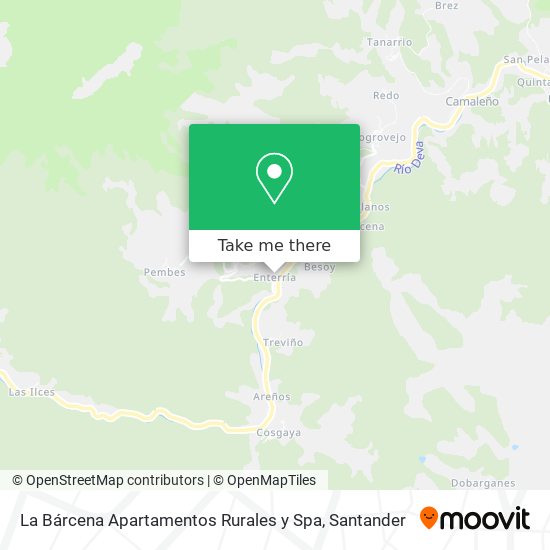 La Bárcena Apartamentos Rurales y Spa map
