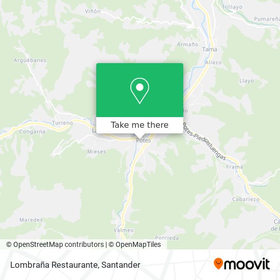 Lombraña Restaurante map